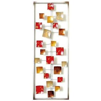Homemania - Decoración de pared, metal, multicolor