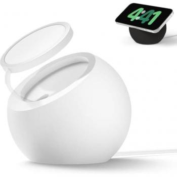ICOVERI Soporte Stand Ball de silicona BLANCO