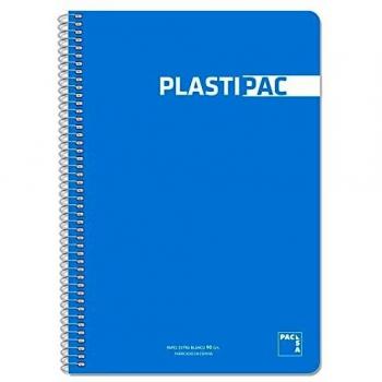 Bloc folio cuadrícula 4x4 Plastipac 80hj 90gr turquesa
