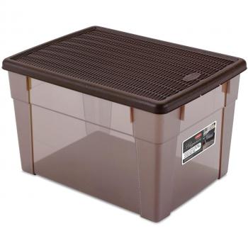 Caja Multiusos Elegance XL 20L Marrón 39x29x24 cm