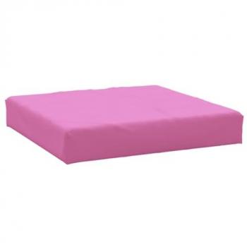 Cojín para palés tela Oxford rosa 60x60x8 cm
