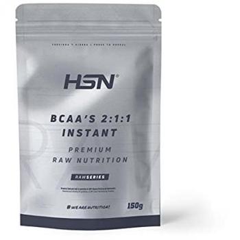 BCAA en Polvo Vegano 2:1:1 Sin Sabor 150 g - Aminoácidos Ramificados No-GMO y Sin Gluten