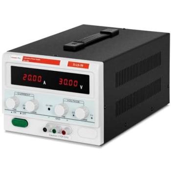 Fuente de Laboratorio de Baja Ondulación Residual 0-30 V - 0-20 A CC - 600 Vatios
