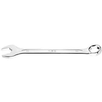 Llave combinada de 30 mm, anillo hexagonal, de la marca Neo. La parte abierta de la llave tiene topos perfilados, que al usar cuatro puntos de contacto con un tornillo o tuerca hexagonal B