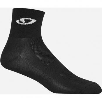 Calcetines Giro Comp Racer Negro - Talla L, diseño con logo blanco