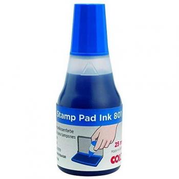 Tinta para sellos COLOP 801, sin aceite, 25 ml, azul