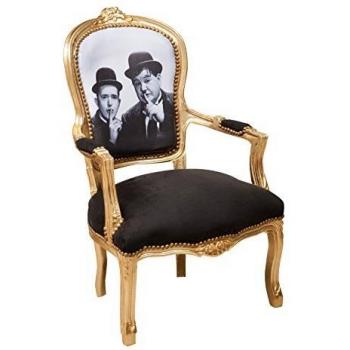 Sillón Vintage Francés Luigi XVI en Madera de Haya, Acabado Natural, 100x63x65 cm
