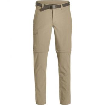 Maier Sports Torid Slim Zip Off Trekking Pants for Men - Beige, Size 52, Slim Fit, 4 Pockets