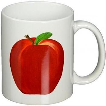 Mensuk mug_13559_2 Red Apple Ceramic Mug, 15-Ounce