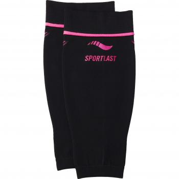 Sportlast Pro Pantorrilleras de compresión para triatlón, Negro/Coral, M