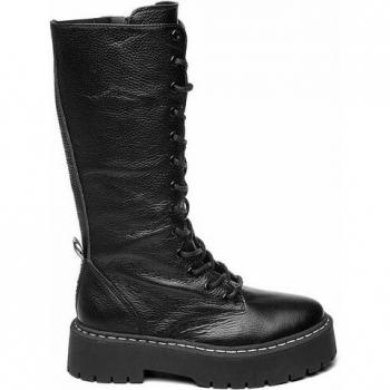 Steve Madden Vroom Women's Black Leather Boots