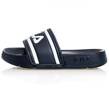 Fila Morro Bay Kids Vegan Slide Sandals in Dress Blue