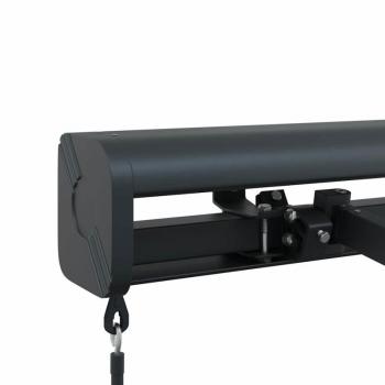 Silla Gaming con Reposapiés de Cuero Sintético Negro y Rojo Tinto