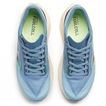 New Balance FuelCell Rebel v4 Men's Running Shoes - Heron Blue/Black/Green