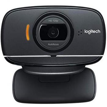Logitech B525 - webcams (1280 x 720 pixels, 720p, USB 2.0, Black, Clip, 68.5 x 29 x 40.4 mm)