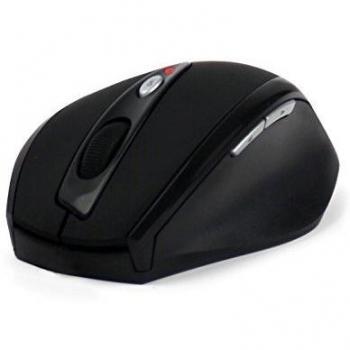 MOUSE RATON LASER PHOENIX WIRELESS INALAMBRICO NANO RECEPTOR 2.4 GHZ USB 8001600 DPI NEGRO