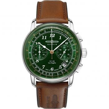 Men's Zeppelin LZ126 Los Angeles Chronograph Watch 43mm 5ATM