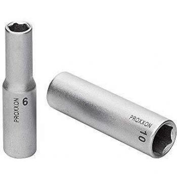 Proxxon 23 779 Vaso Largos de 1/4 para Pernos Roscados muy Salientes, Tamaño 13mm, Longitud Total 50mm