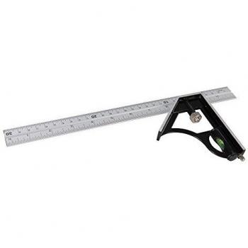 Escuadra Combinada 300 mm de Aluminio Fundido con Cuchilla Antioxidante
