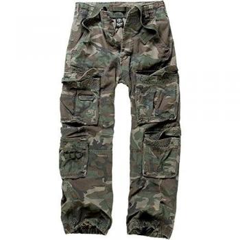 Brandit Pure Vintage Cargo Pants - Woodland Green 6XL Male