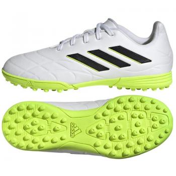 Adidas Bota de Fútbol Turf Copa Pure.3 TF J GZ2543 Talla Junior - 28, Multitaco y Terreno Duro, Color Blanco