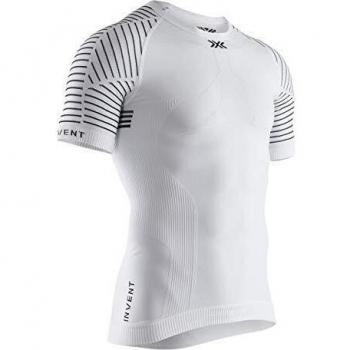 X-Bionic M/C Invent Round Neck Camiseta, Hombre, Blanco, L