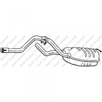 Silenciador posterior BOSAL 279-597