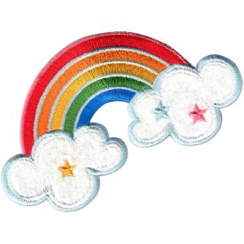 PatchMommy Arcoiris Parche Termoadhesivo Parche Bordado para Ropa - Parches Infantiles y Apliques para Niños