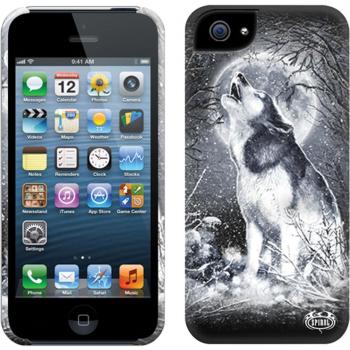 SPIRAL - WHITE WOLF - IPHONE I5S Mobile Phone Cover