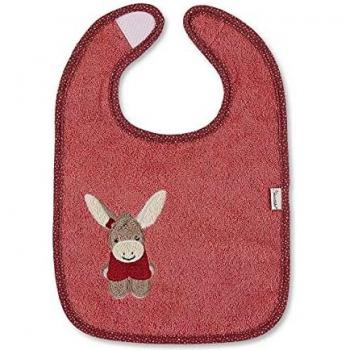 Babero de Velcro Emmily de Sterntaler, Frottee, Color Rojo Claro