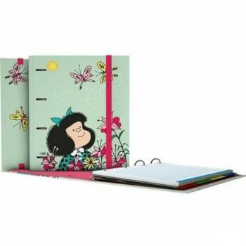 Carpeta de Anillas Grafoplas Carpebook Mafalda Verde A4 (2 Unidades)