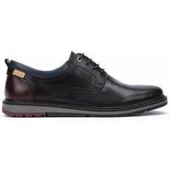 Pikolinos Berna M8J-4183C1 Men's Business Shoes, Black Leather, Size: 7 US (6 UK)