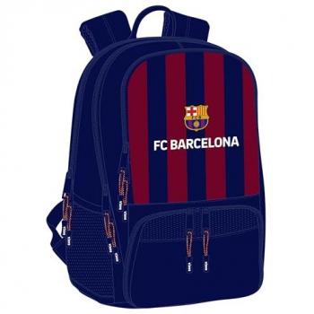 Mochila de Pádel F.C. Barcelona, Safta, Ideal para Diferentes Edades, Cómoda y Versátil, Calidad y Resistencia, Dimensiones 30x17x42 cm, Color Azul marino/granate
