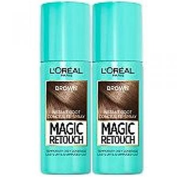 Spray Corrector Raíces Instantáneo Unisex L'Oreal Paris Magic Retouch Castaño 75ml