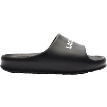 Chanclas Lacoste Serve Slide 2.0 para hombre en color negro