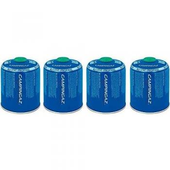 Cartuchos de Gas Campingaz CV 470 Plus - Paquete de 4, Válvula Easy Click, Mezcla Propano-Butano