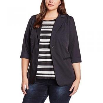 zizzi Z99833A-Chaqueta de traje Mujer    negro