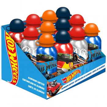 Cantimplora Surtido Aluminio Hot Wheels 500ml