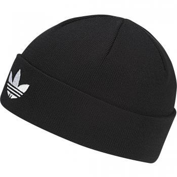 adidas Trefoil Beanie - Gorro para hombre, color negro, talla OSFY