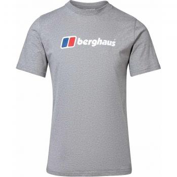 Camiseta de hombre Berghaus Big Classic Logo gris manga corta XXL