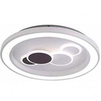 Plafón LED Eliza 60 cm, 3000K, 60W, metálico, blanco