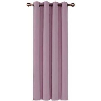 Deconovo Cortinas Salón, Opacas Modernas Térmicas Aislante Decorativas, con Ojales, 140x290 cm