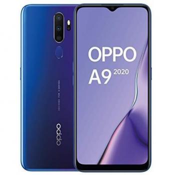 OPPO A9 2020 - Smartphone de 6.5'' HD+, 4G Dual SIM, 8 Core, 128 GB, 4 GB RAM, 48 + 8 + 2 + 2 MP, 16 MP, Púrpura Espacial [Versión ES/PT]