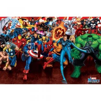 Póster Gigante – Ataque de Héroes – Marvel