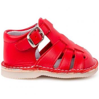 Sandalias cerradas de bebé niño de piel