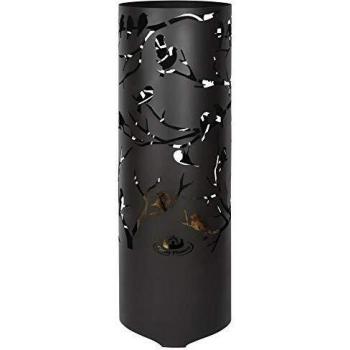 Esschert Design Brasero FF409 Acero Negro Calefactor Chimenea Calentador Leña