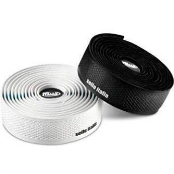 Selle Italia - Cinta para Manillar Bicicleta de Carretera Shock Absorber Kit, Ultra Comfort, Antideslizante Elástico, Gel e Lycra