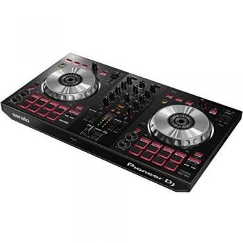 Pioneer DJ - Controlador de DJ de 2 Canales para Serato DJ Lite – Mixer – Accesorio para DJ – Pad Scratch - Dos platillos de Aluminio Grandes