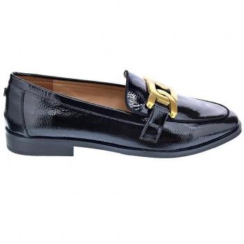 Mocasines La Strada para Mujer 2200127 en Color Negro