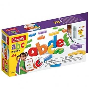 Quercetti-Quercetti-5462 Recambios 48 Letras Minúsculas magnéticas, Juegos educativos